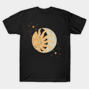 Moom&Sun in watercolor style T-Shirt
